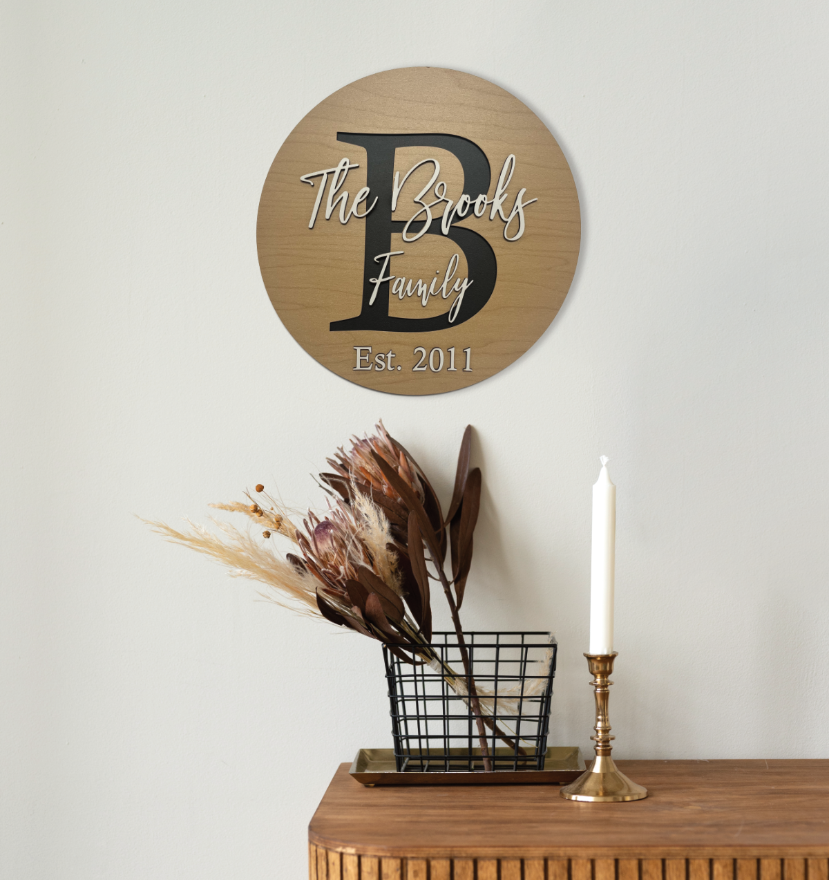 Personalized Family Name Sign