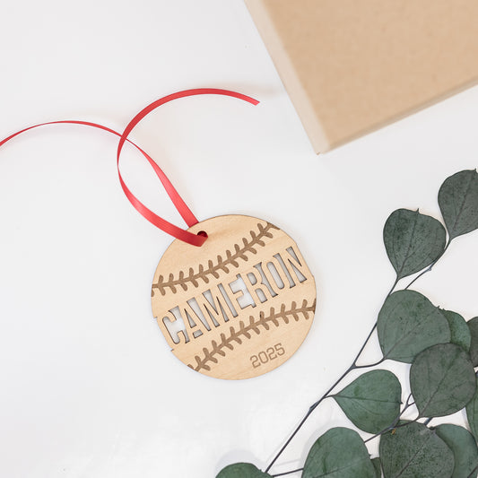 Baseball ornament