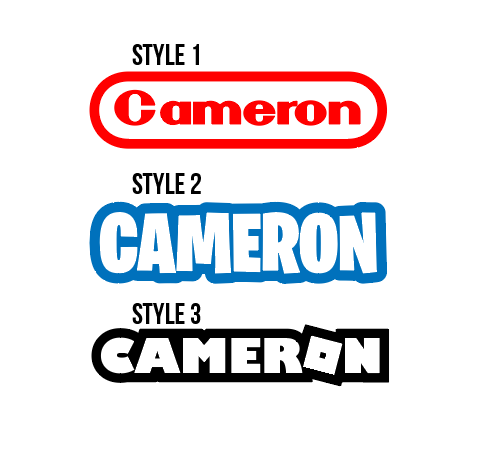 Video Game Inspired Name Signs