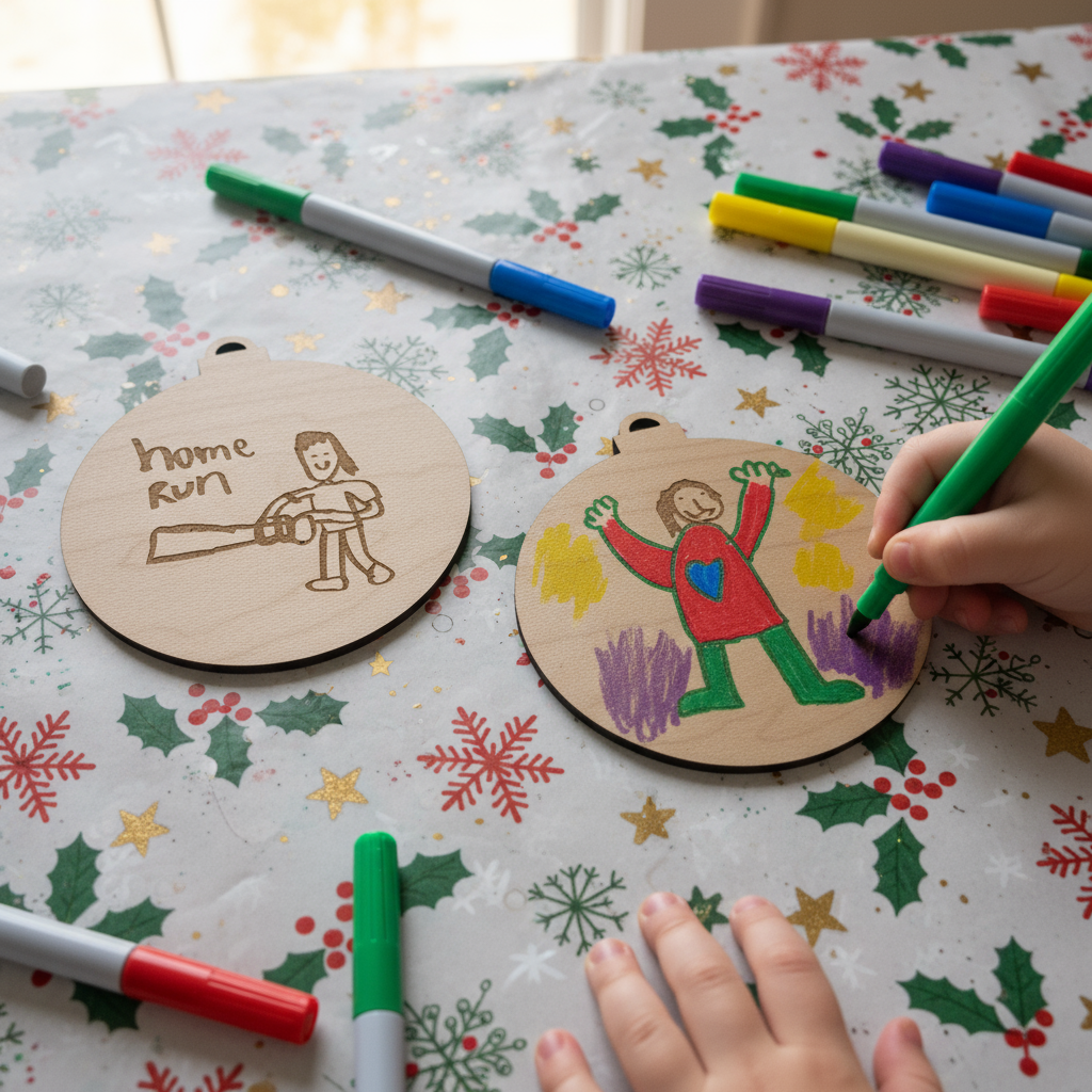 Kids Favourite Drawing Ornament